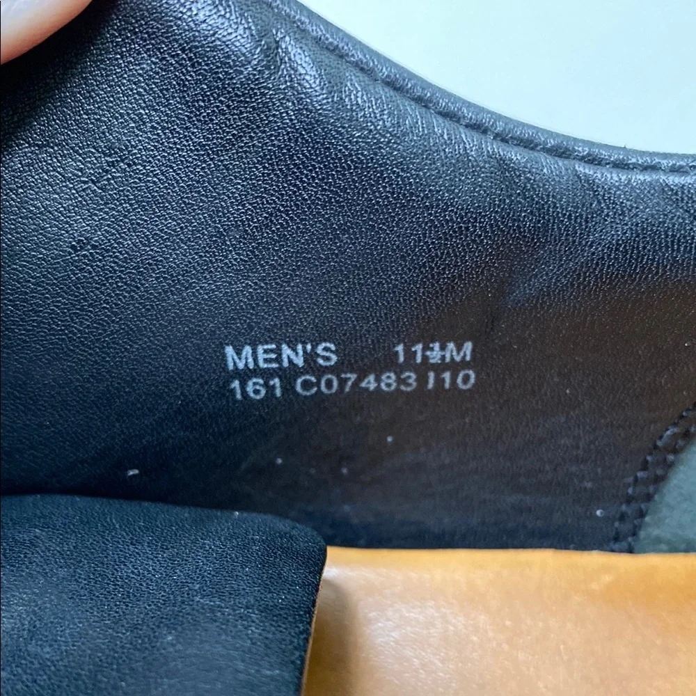 Cole Haan Zeno Lace II Oxford Shoes Men Size 11.5 Black Brown Leather‎ Split Toe